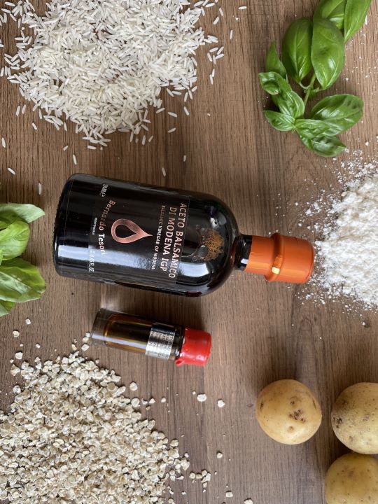 Glutenfrei Balsamico neben glutenhaltigen Produkten