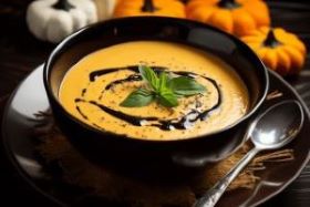 Rezeptideen Kürbissuppe mit Balsamico