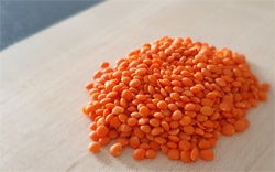 Red lentil soup ingredient