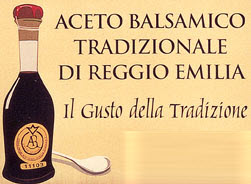 Balsamiczny - Reggio Emilia Aceto Schild